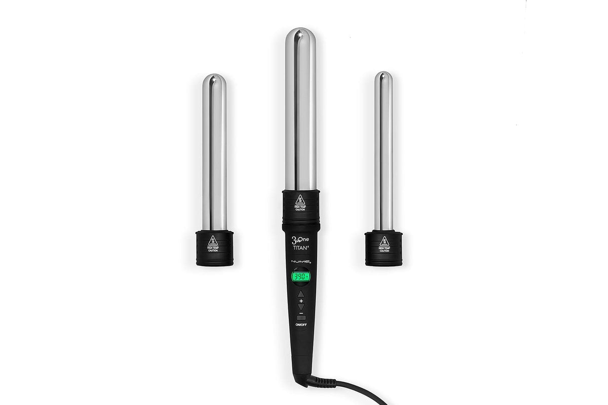 TITAN 3  3-In-1 Curling Wand – Interchangeable Titanium Barrels