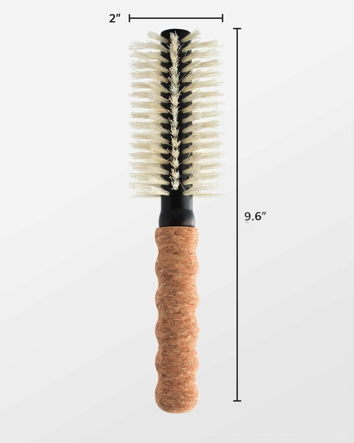 Small Round Boar / Nylon Bristle Brush
