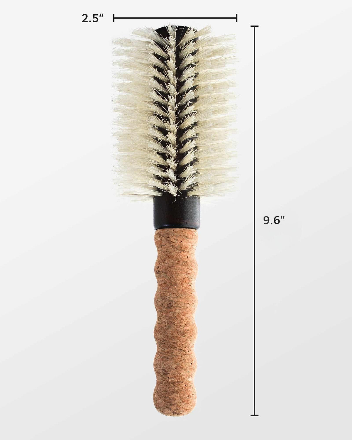 Large Round Boar / Nylon Bristle Brush