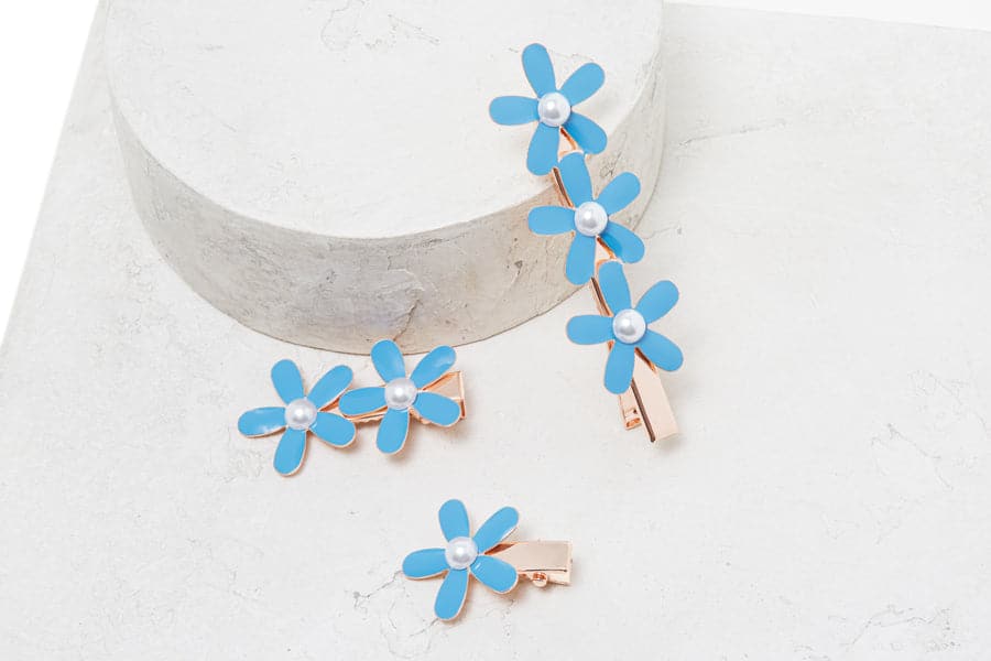 NuMe Flower Hair Clip Set