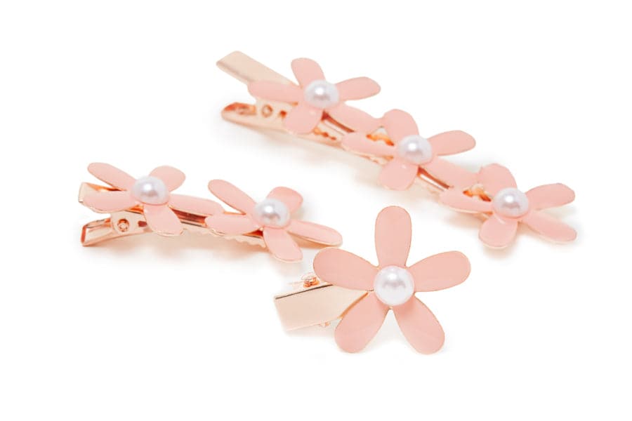 NuMe Flower Hair Clip Set