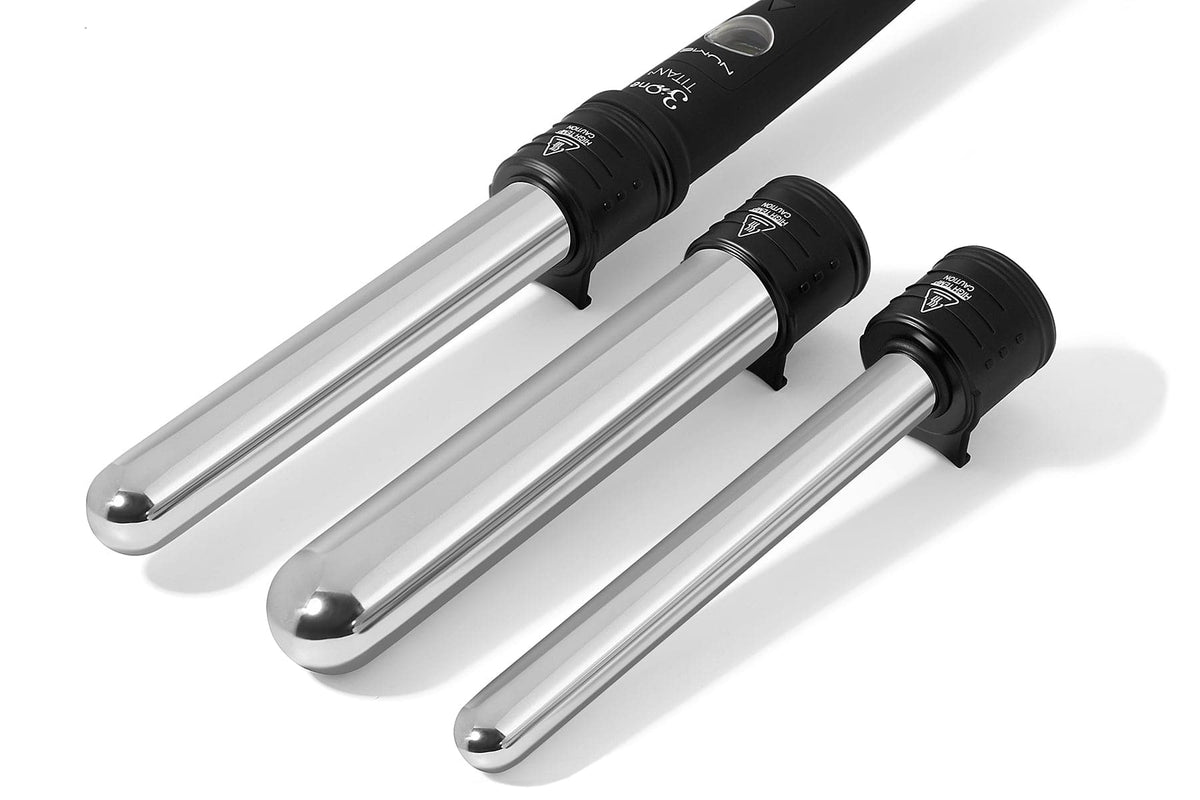 TITAN 3  3-In-1 Curling Wand – Interchangeable Titanium Barrels