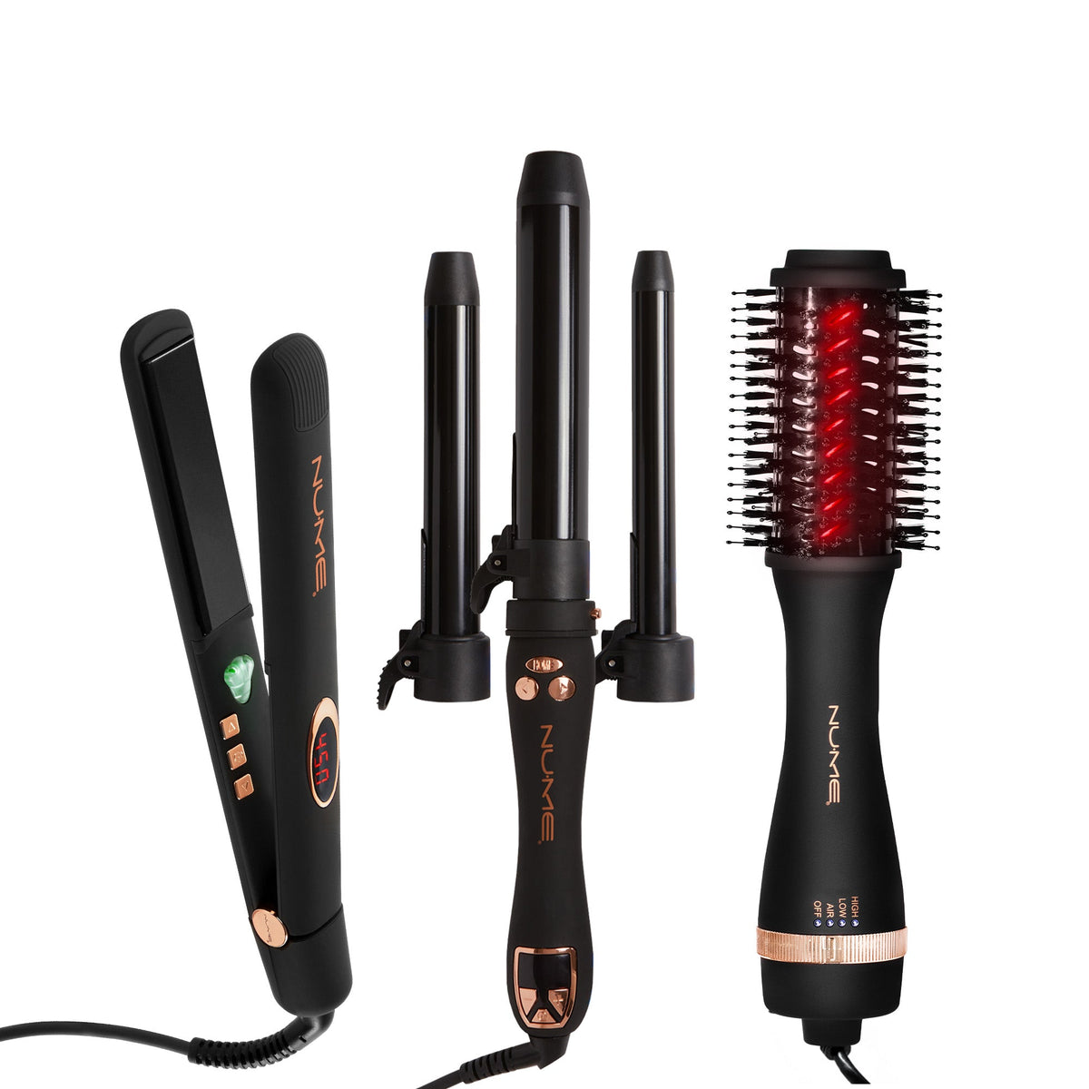 Total Transformation Styling Bundle – 3-Piece Hair Tool Set