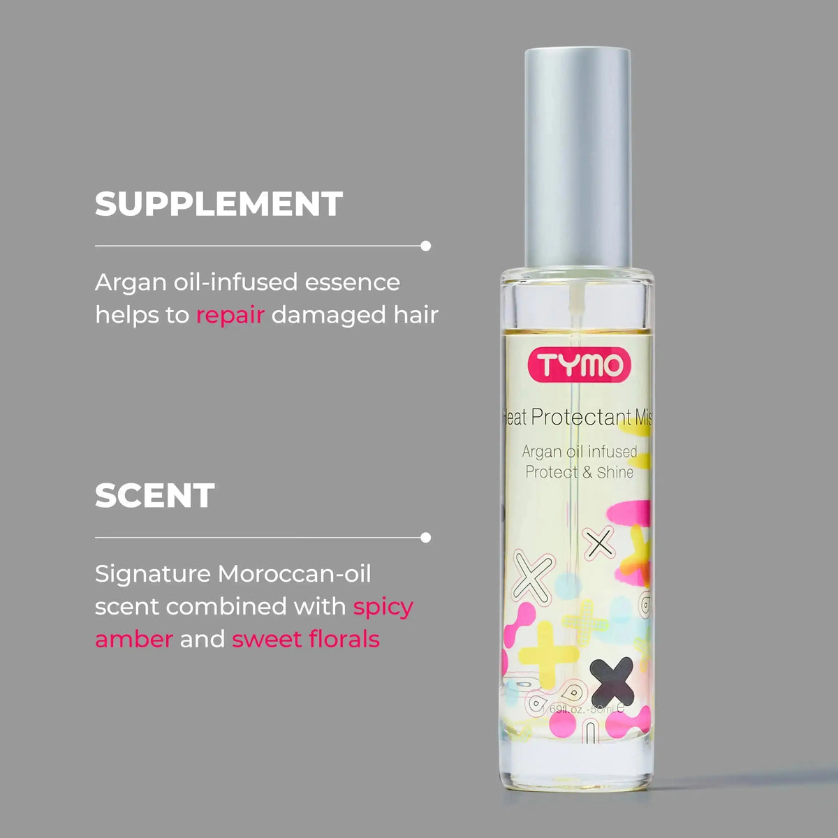 TYMO Heat Protectant Spray Pack of 3