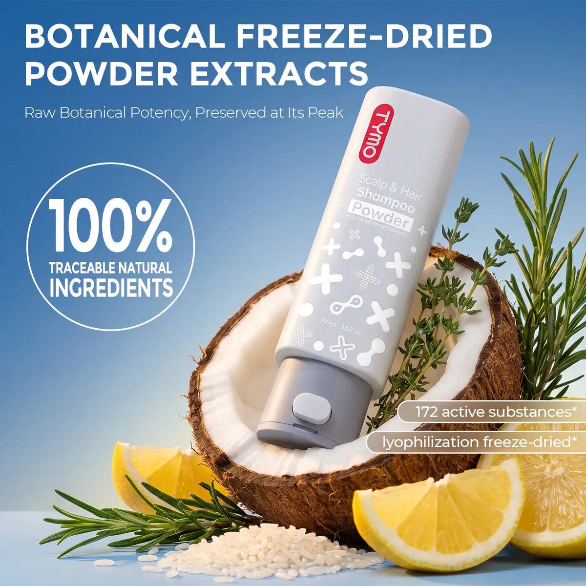 TYMO Anti-Dandruff Shampoo Powder 2pc