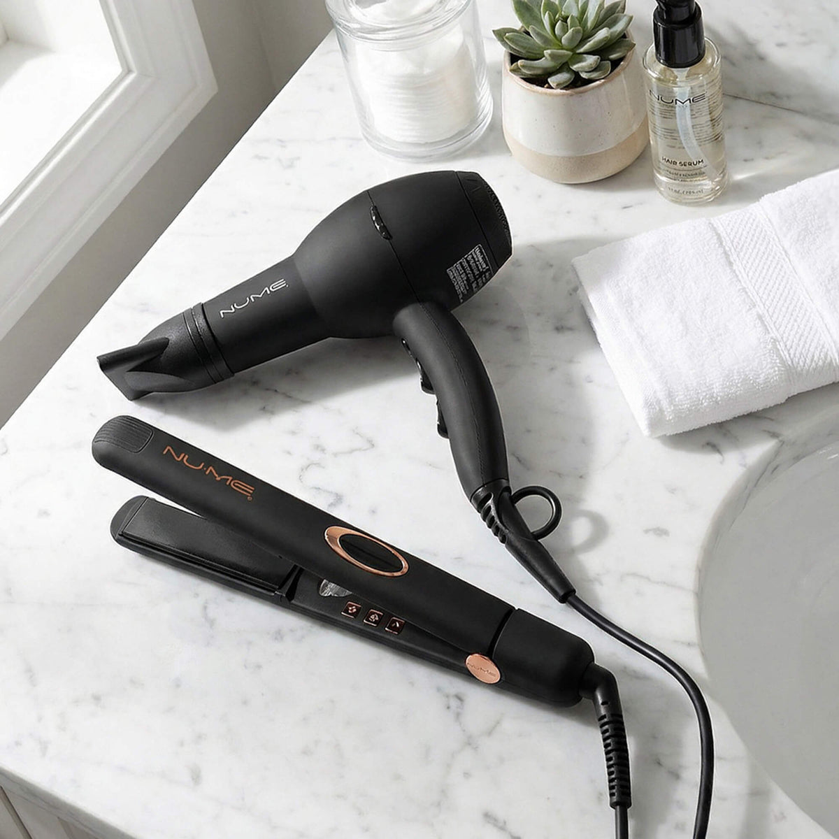Smooth & Shine Duo – Hair Dryer & Straightener Set