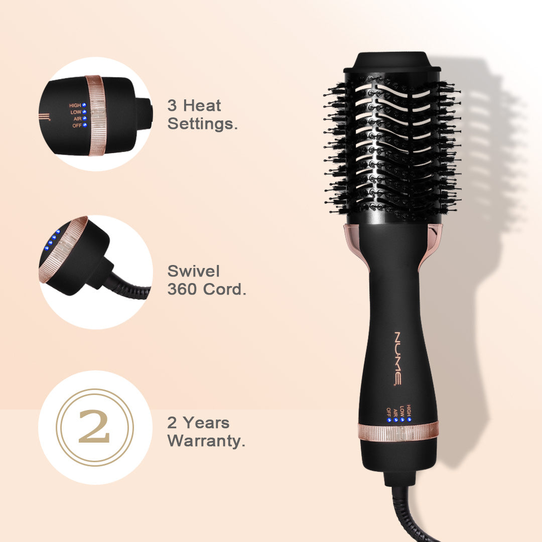 Aero 3” Volumizing Blow Dryer Brush  Large Oval Hot Air Brush