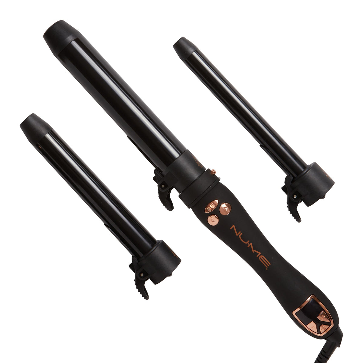 Automatic Rotating Curling Iron Set | 1” + 1.25” + 0.75” Barrels | NuMe