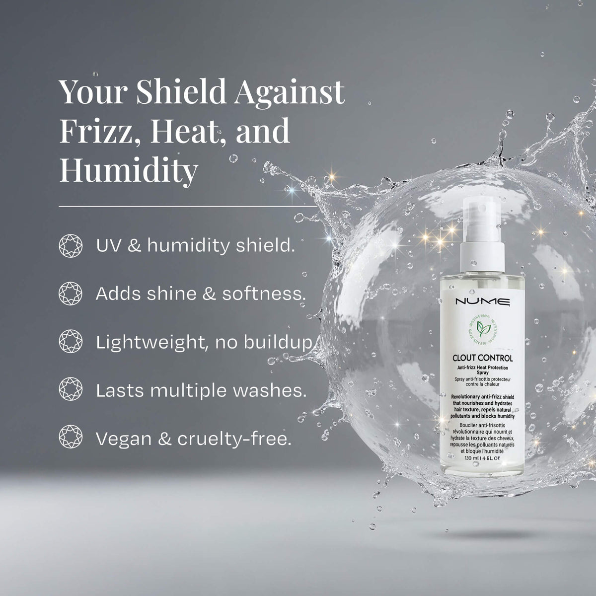 Clout Control Anti-Frizz & Heat Protectant Spray