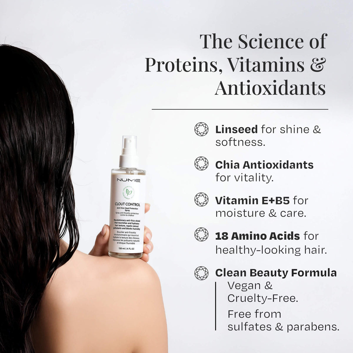 Clout Control Anti-Frizz & Heat Protectant Spray