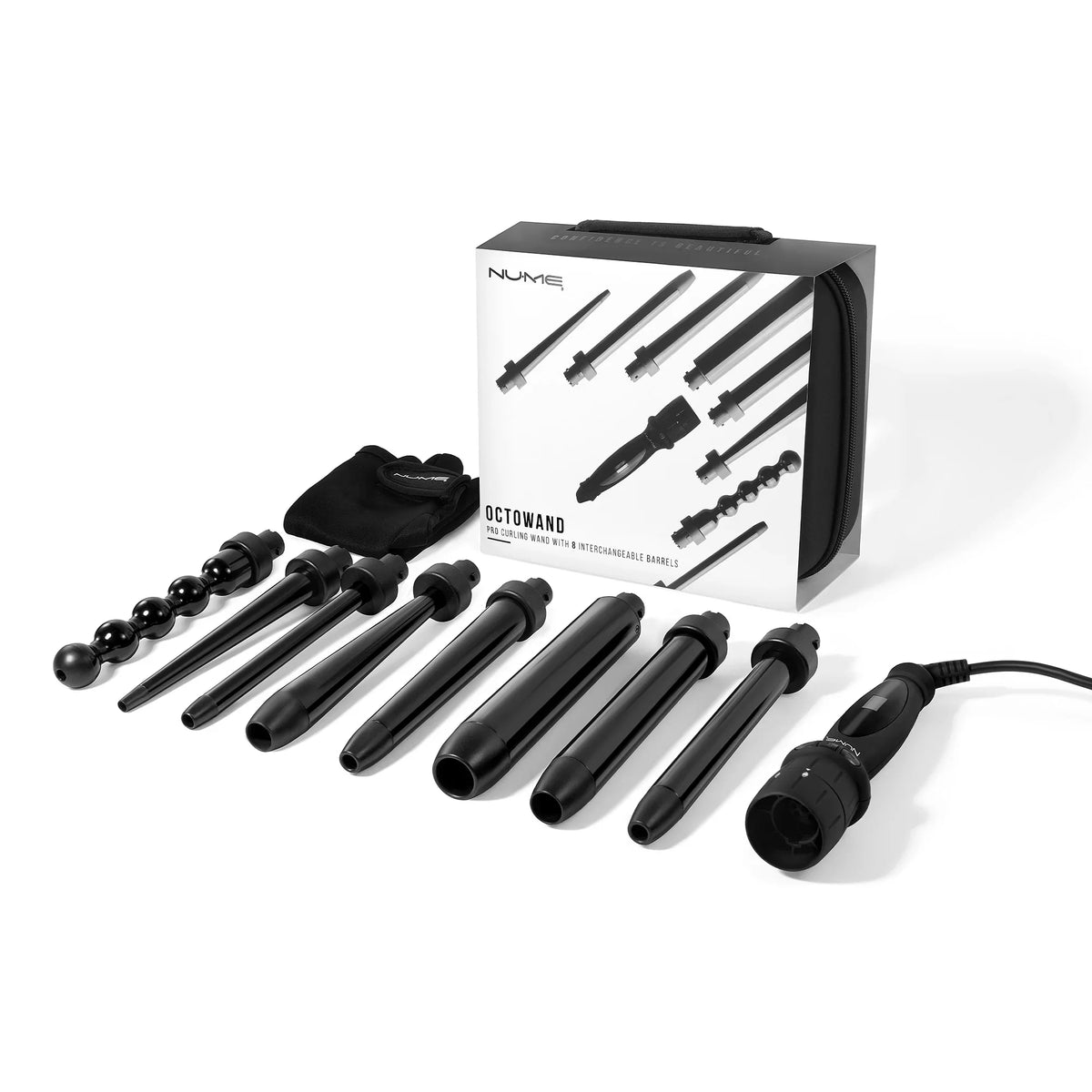 Octowand 8-in-1 Curling Wand Set – Interchangeable Barrels