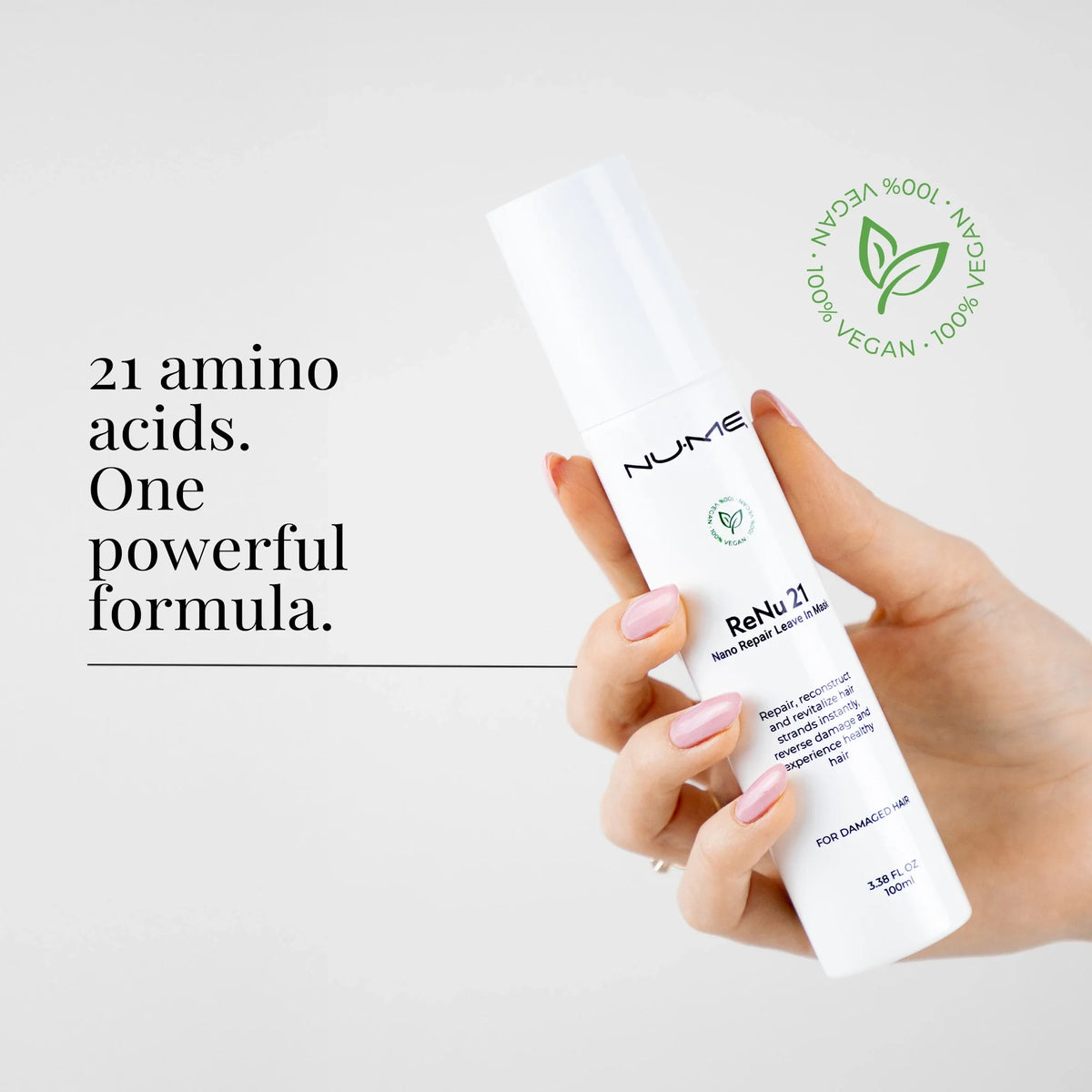 ReNu21 Nano Repair Leave-In Mask for Damaged Hair