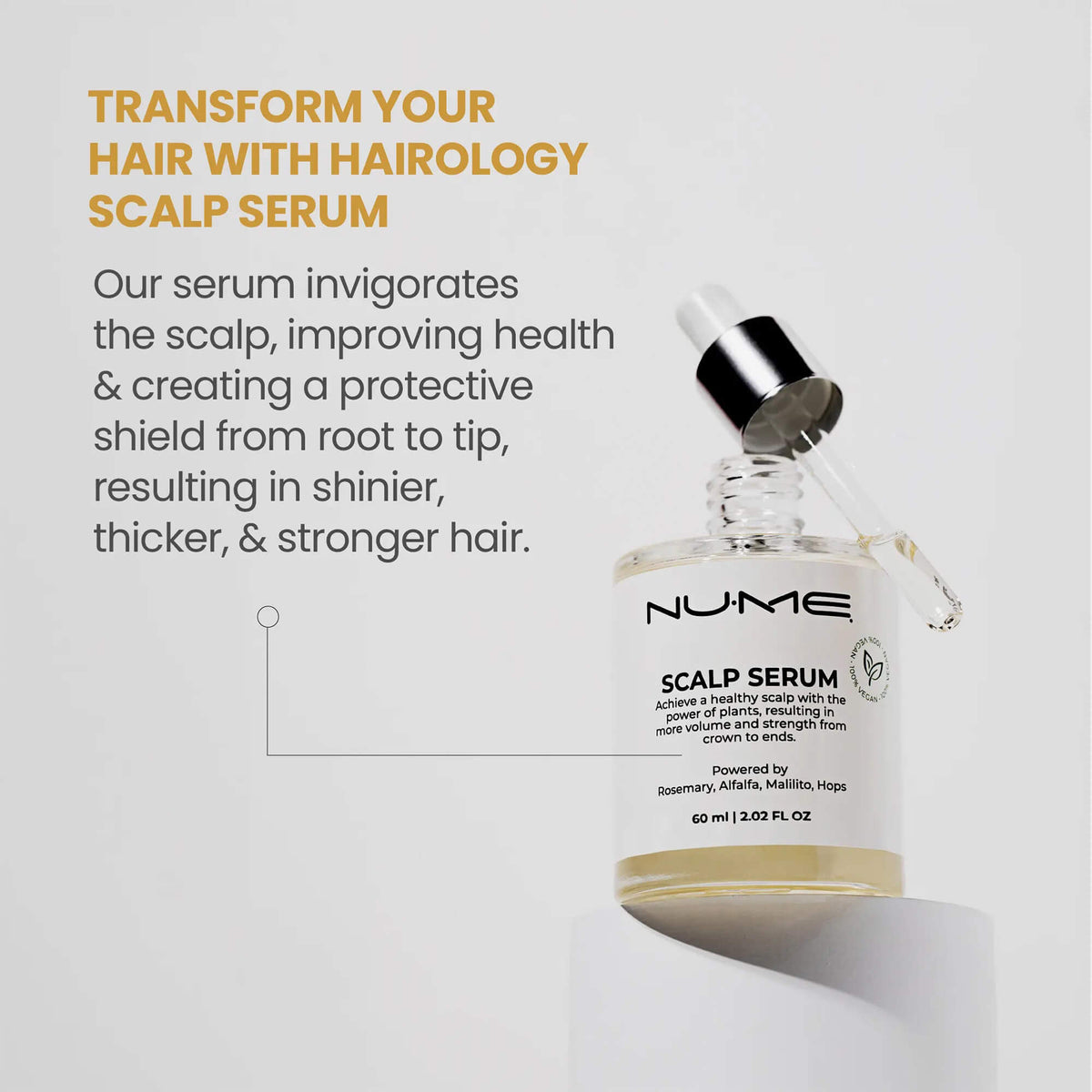 NuMe Rosemary Scalp Serum for Thinning Hair