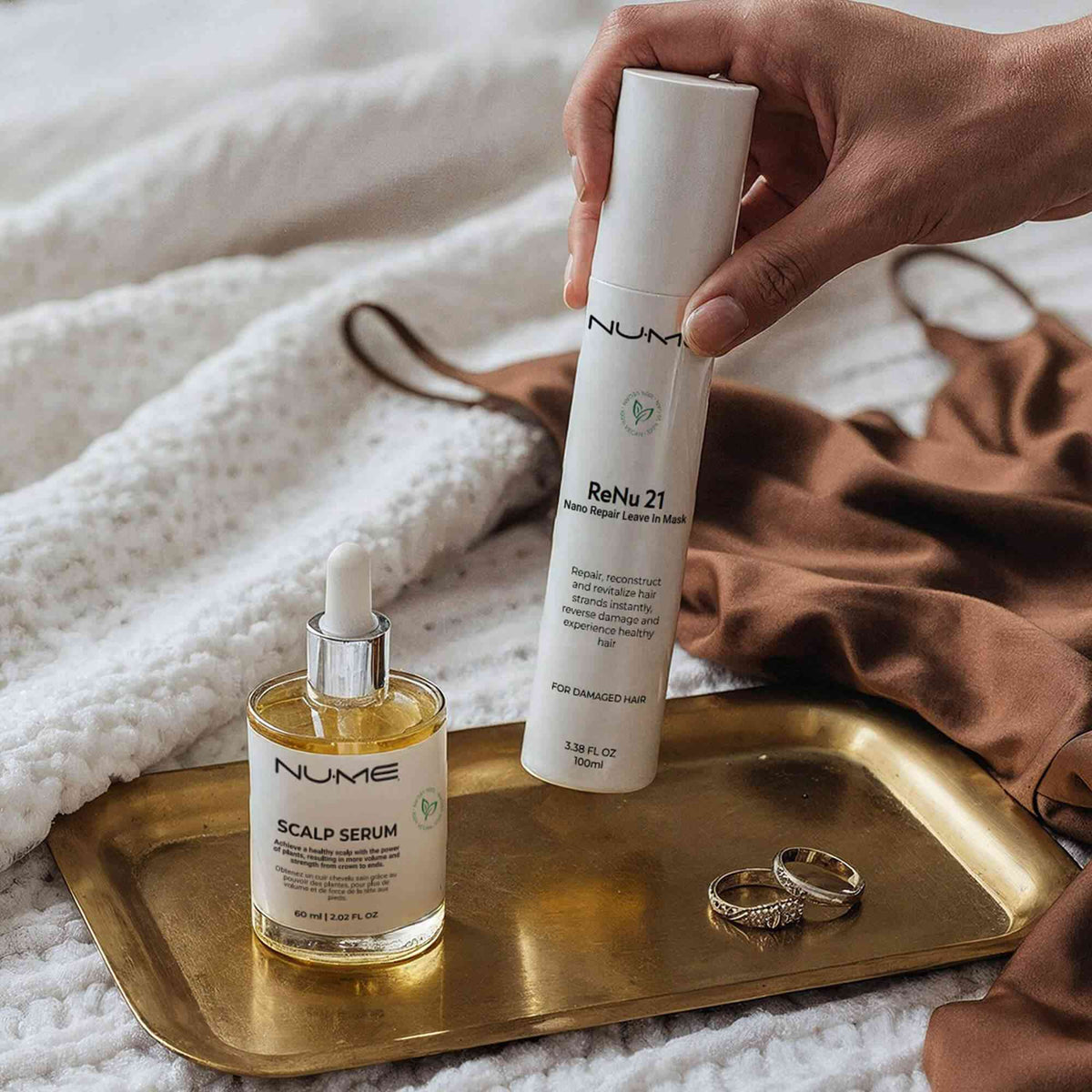 Restore – Scalp Serum + ReNu21 Leave-In Hair Mask Set