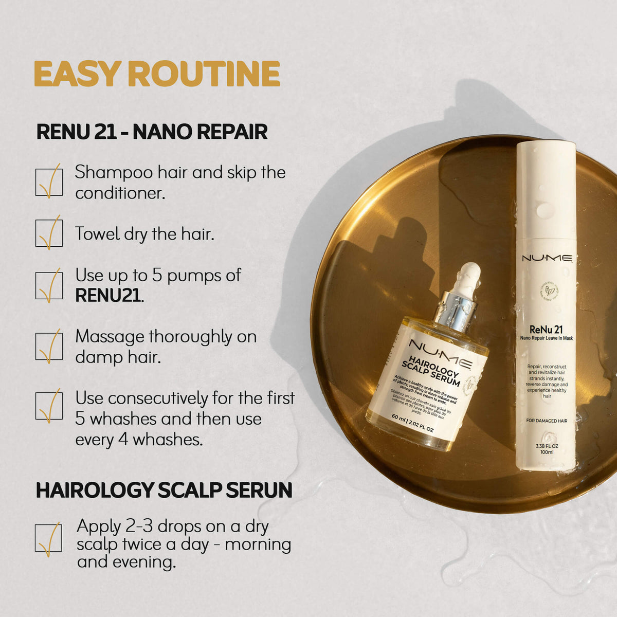 Restore – Scalp Serum + ReNu21 Leave-In Hair Mask Set