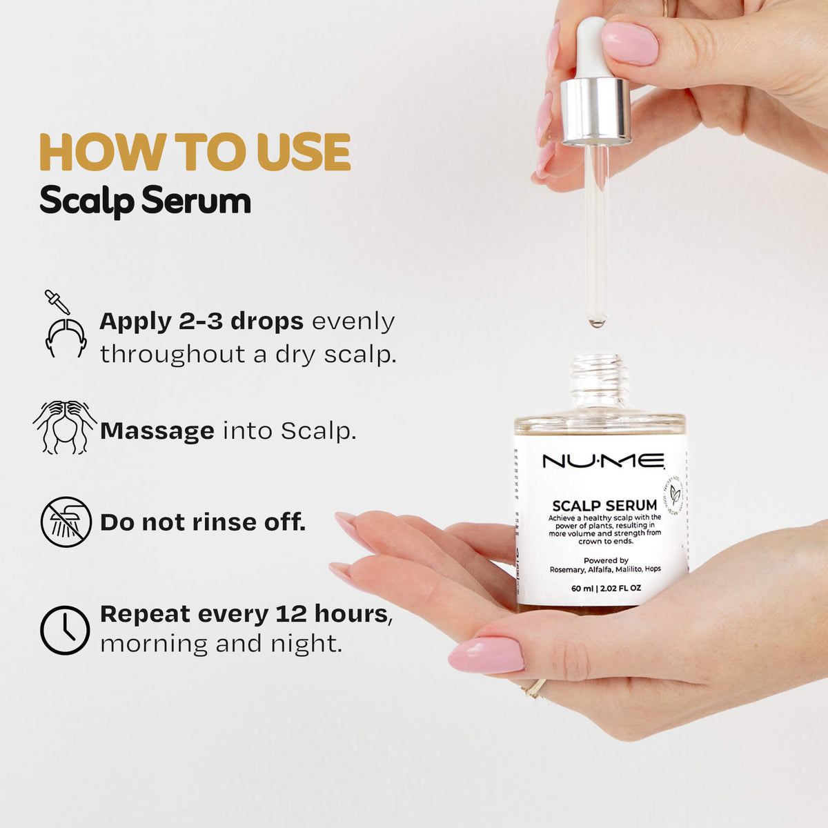 NuMe Rosemary Scalp Serum for Thinning Hair