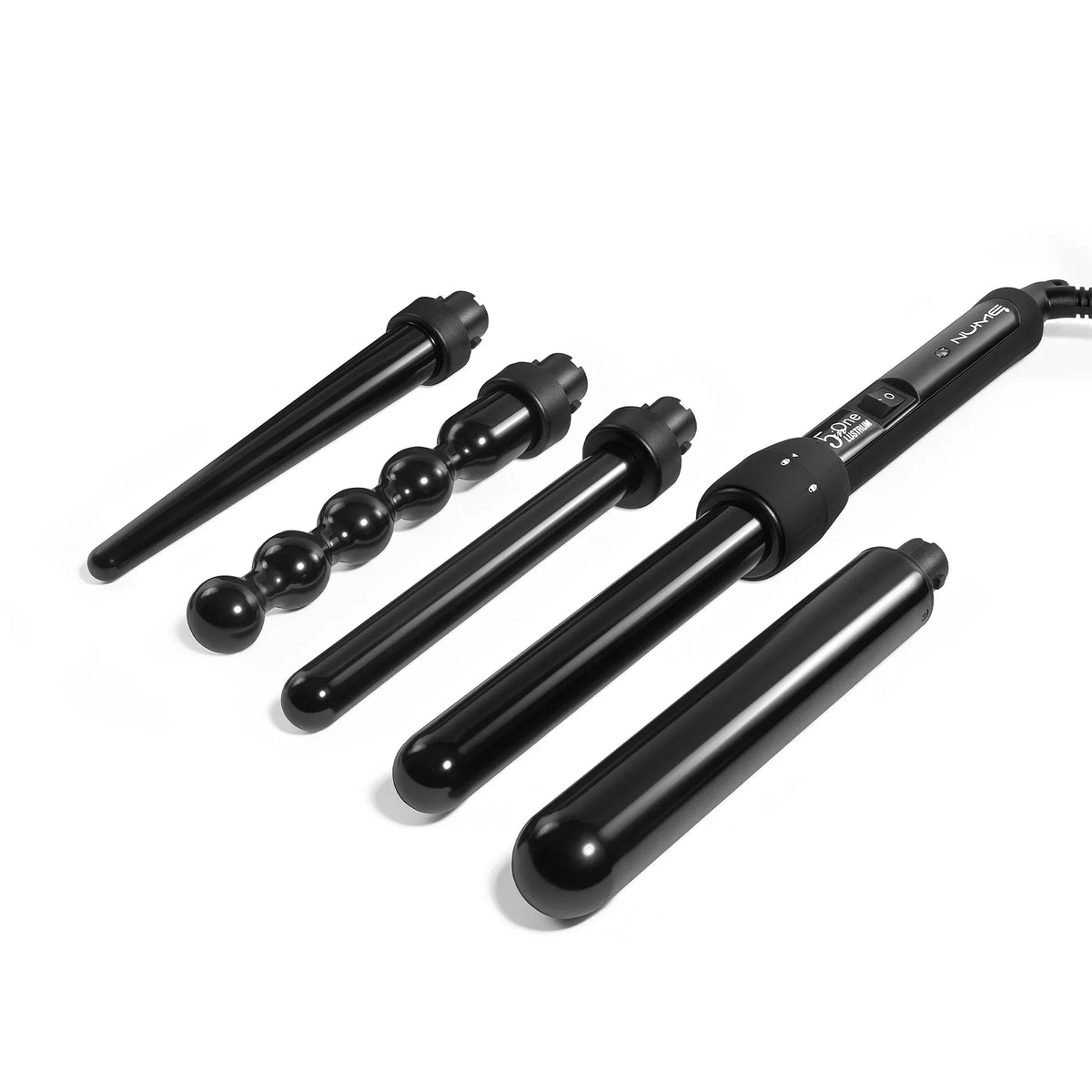 Lustrum 5-in-1 Curling Wand Set – Interchangeable Barrels